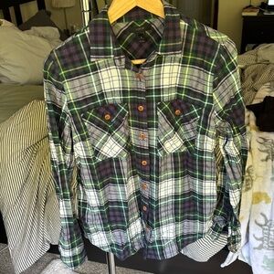 Like New J. Crew Plaid Flannel Shirt